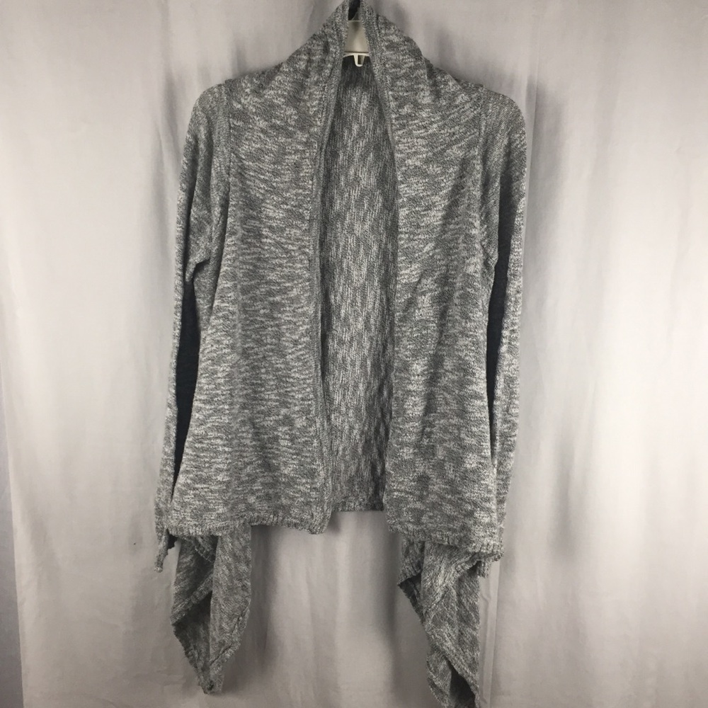 ☃️3 for $23 ☃️ Daisy Fuentes Bl/Grey LS Handkerchief Hem Cardigan
